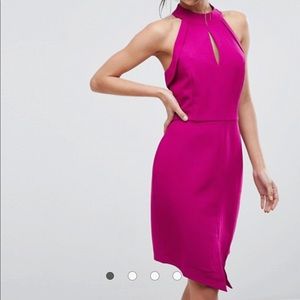 Adeline Rae Magenta Marlena Dress